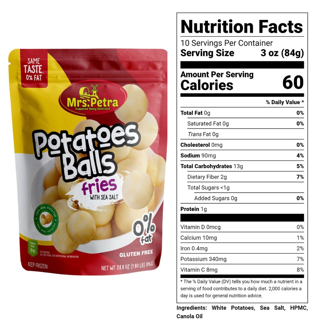 Potatoes Balls Traditional TotsMania 1.8 LB