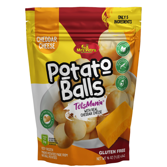Potatoes Balls Cheddar Cheese TotsMania 1 LB