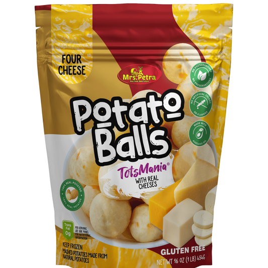 Potatoes Balls Four Cheese TotsMania 1 LB